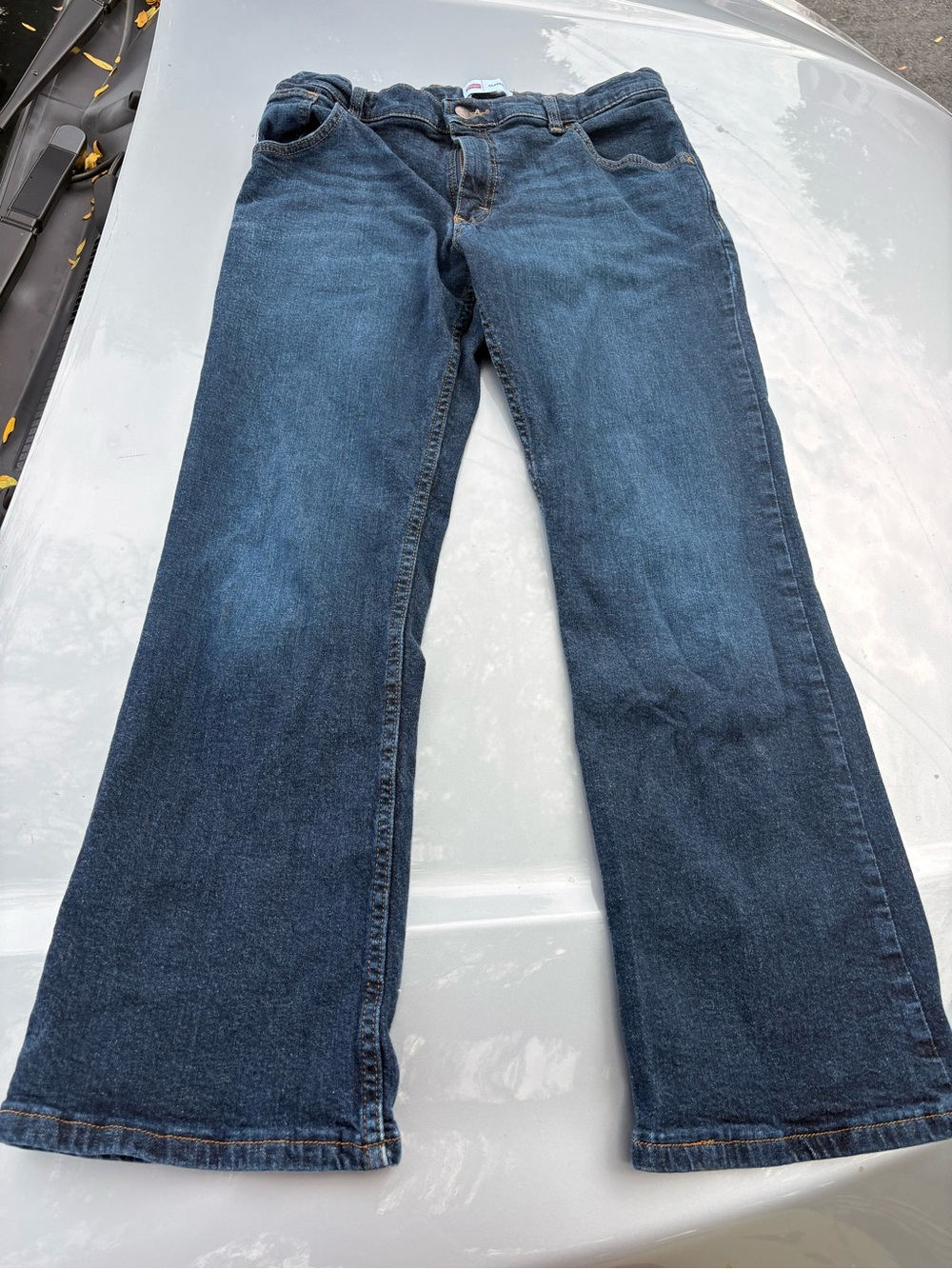 Wrangler Women's Dark Blue Wide Leg Jeans